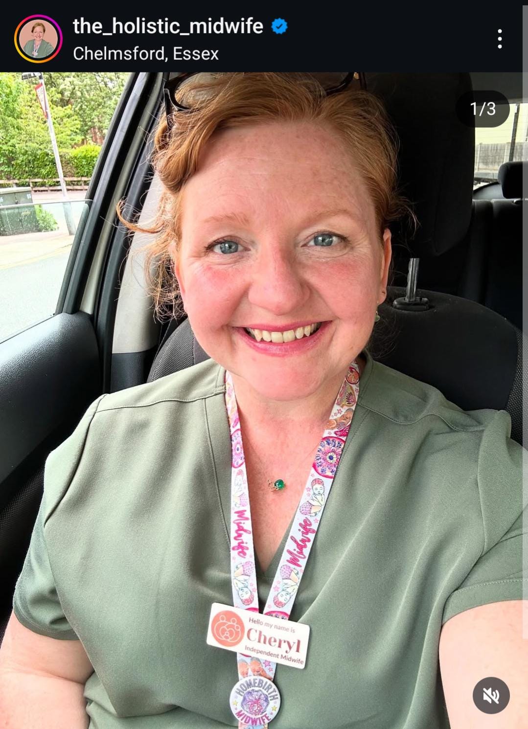 Midwife Lanyard Key Fob
