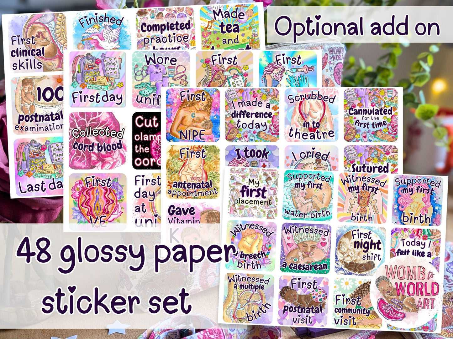Student Midwife Milestone Cards 50-Card Deck