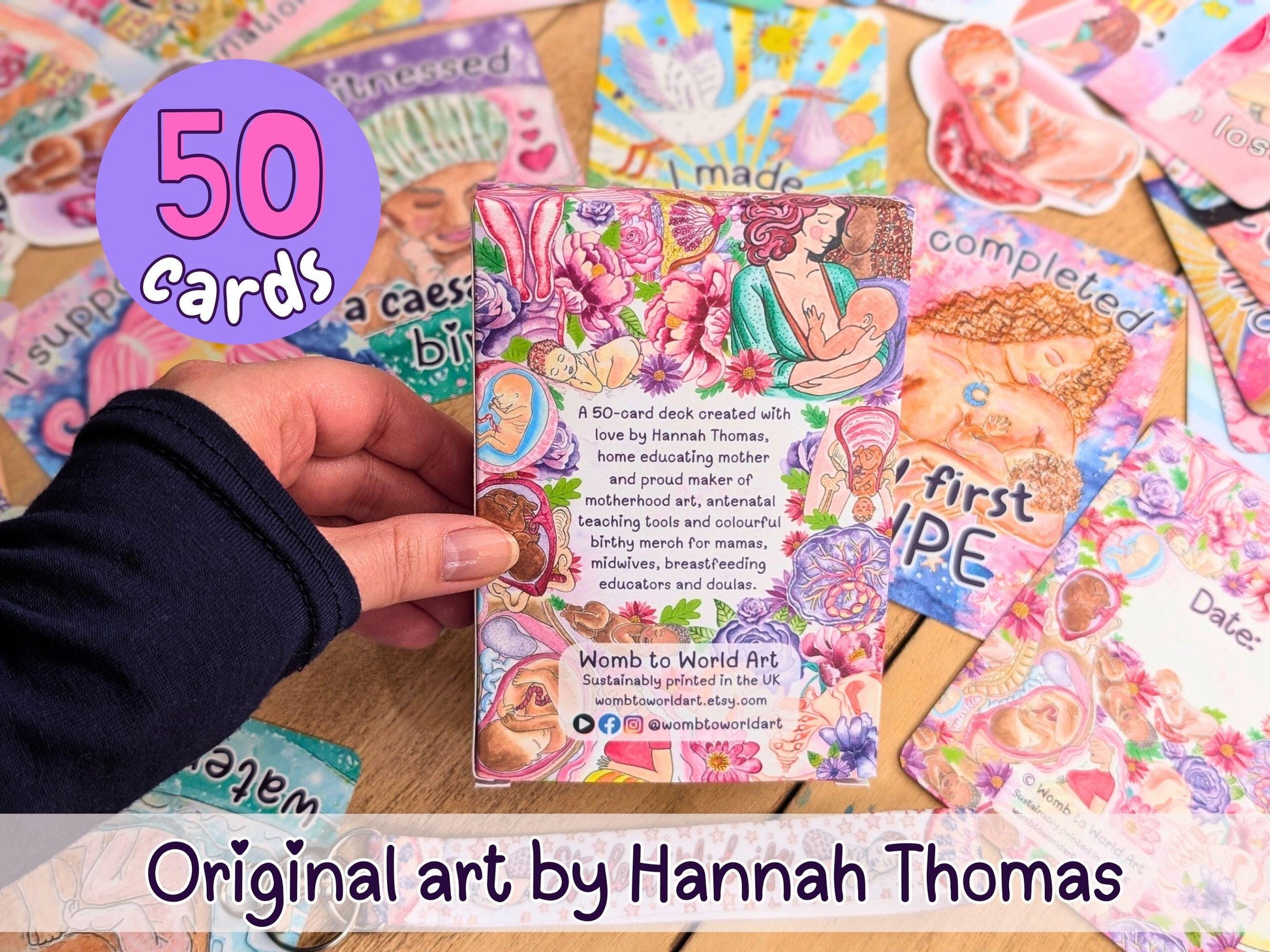 Student Midwife Milestone Cards 50-Card Deck
