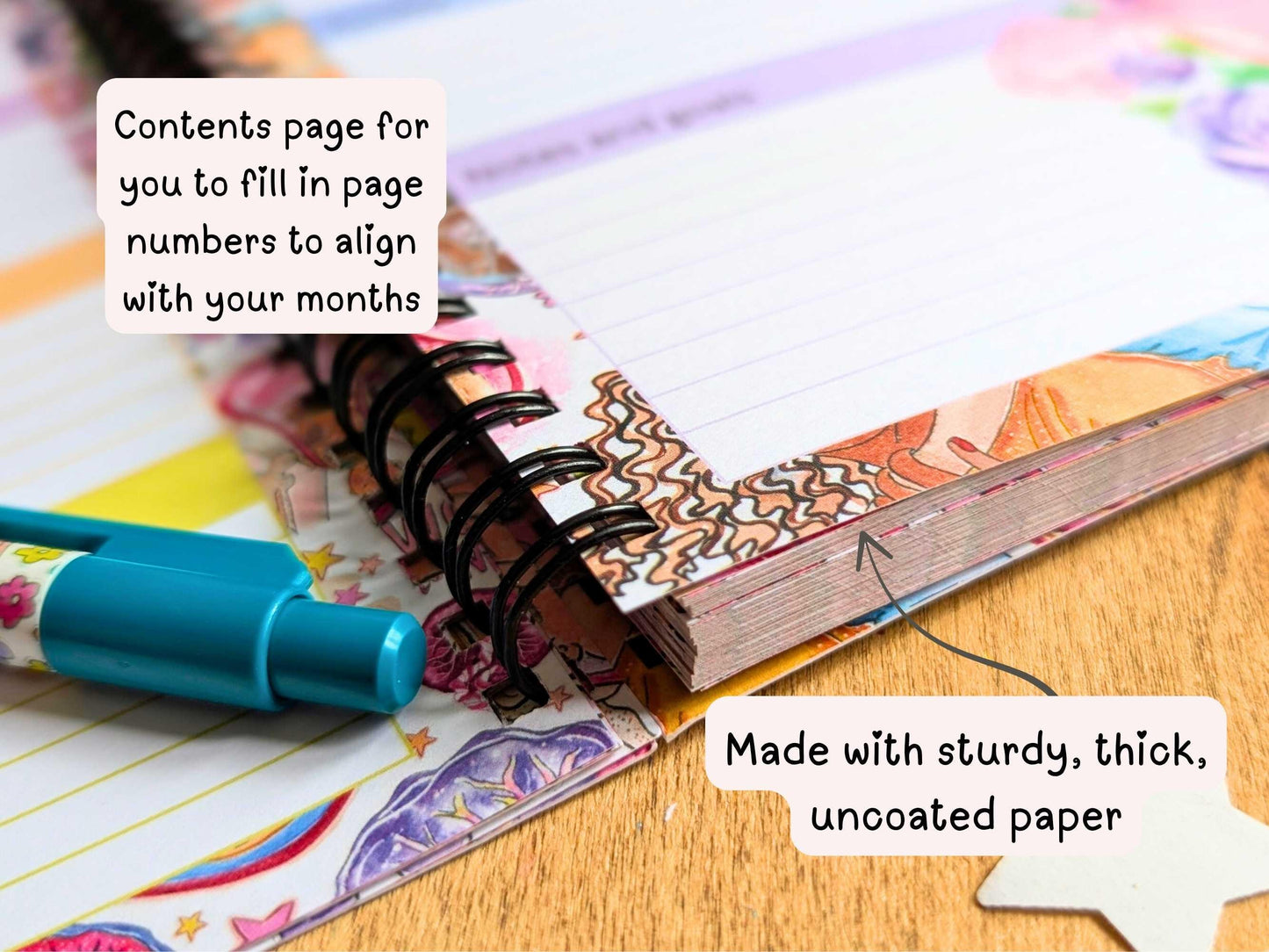 Student Midwife Planner Undated A5 Notebook and Diary