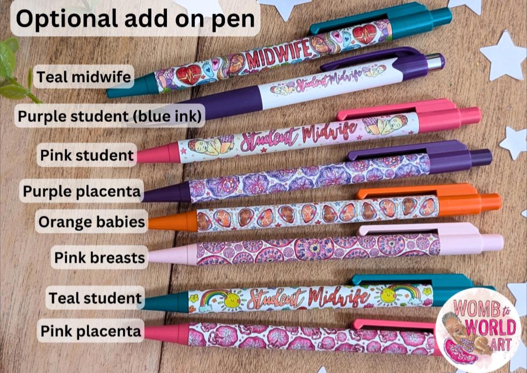 Doula Notebook: A5 Lined Notepad for Doulas with Watercolour Pregnancy Art