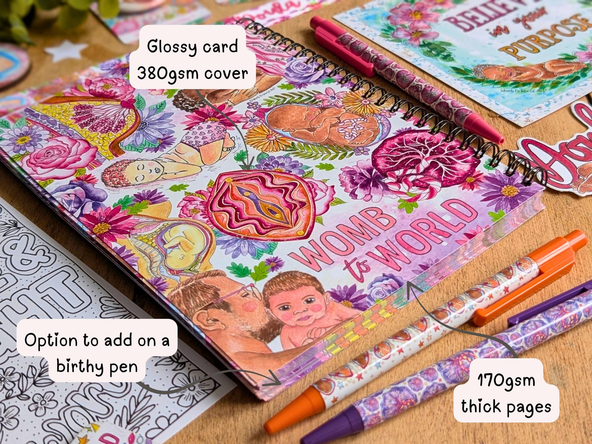 Birth Journal Doula Record Book