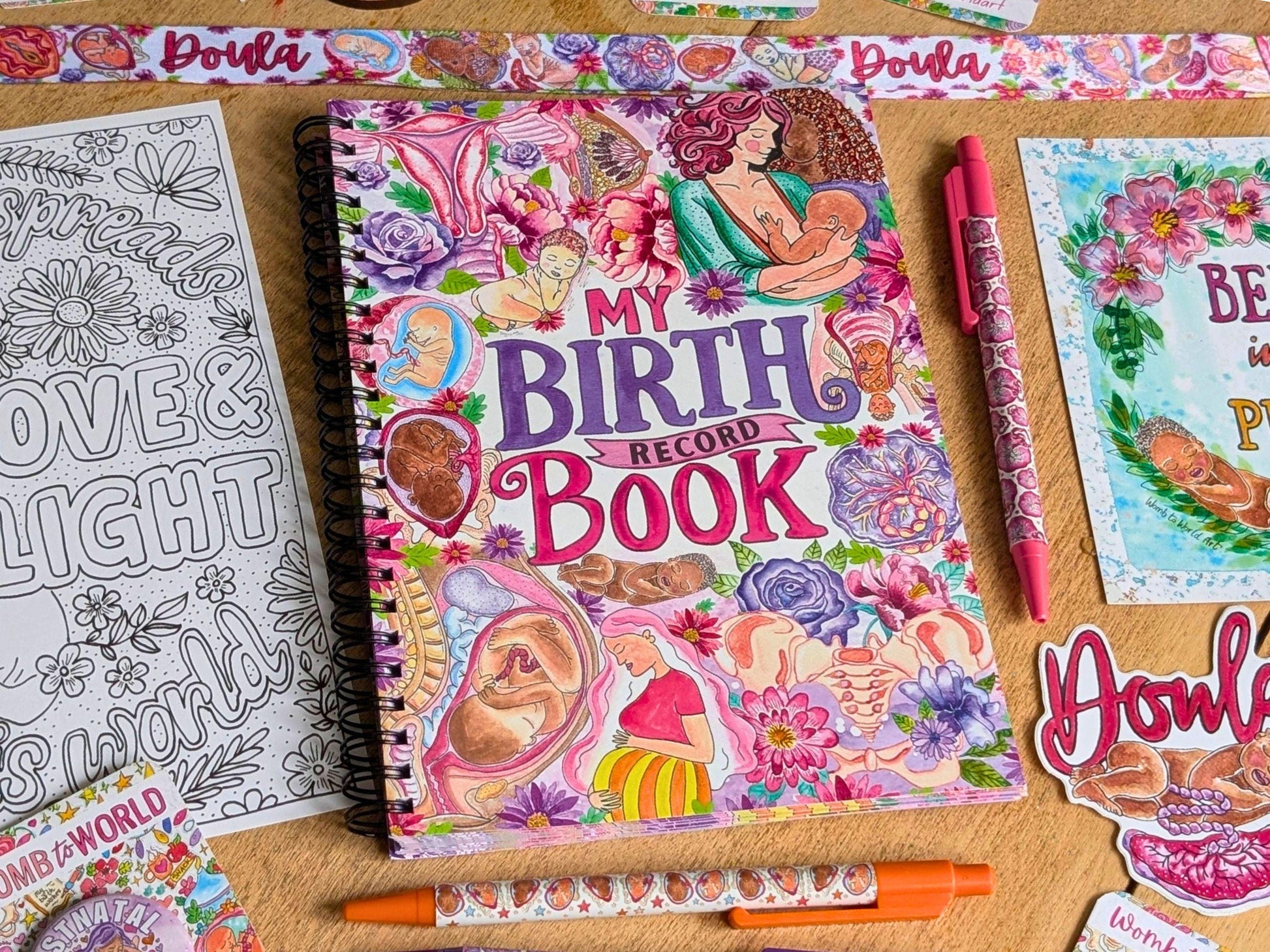 Birth Journal Doula Record Book