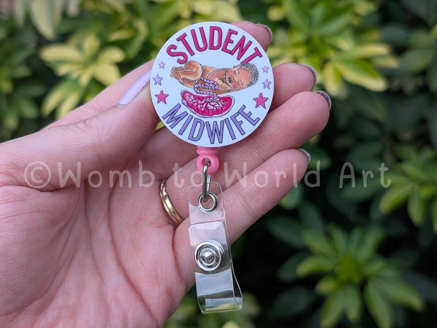 Student Midwife Badge Reel