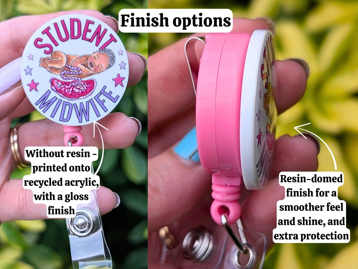 Student Midwife Badge Reel