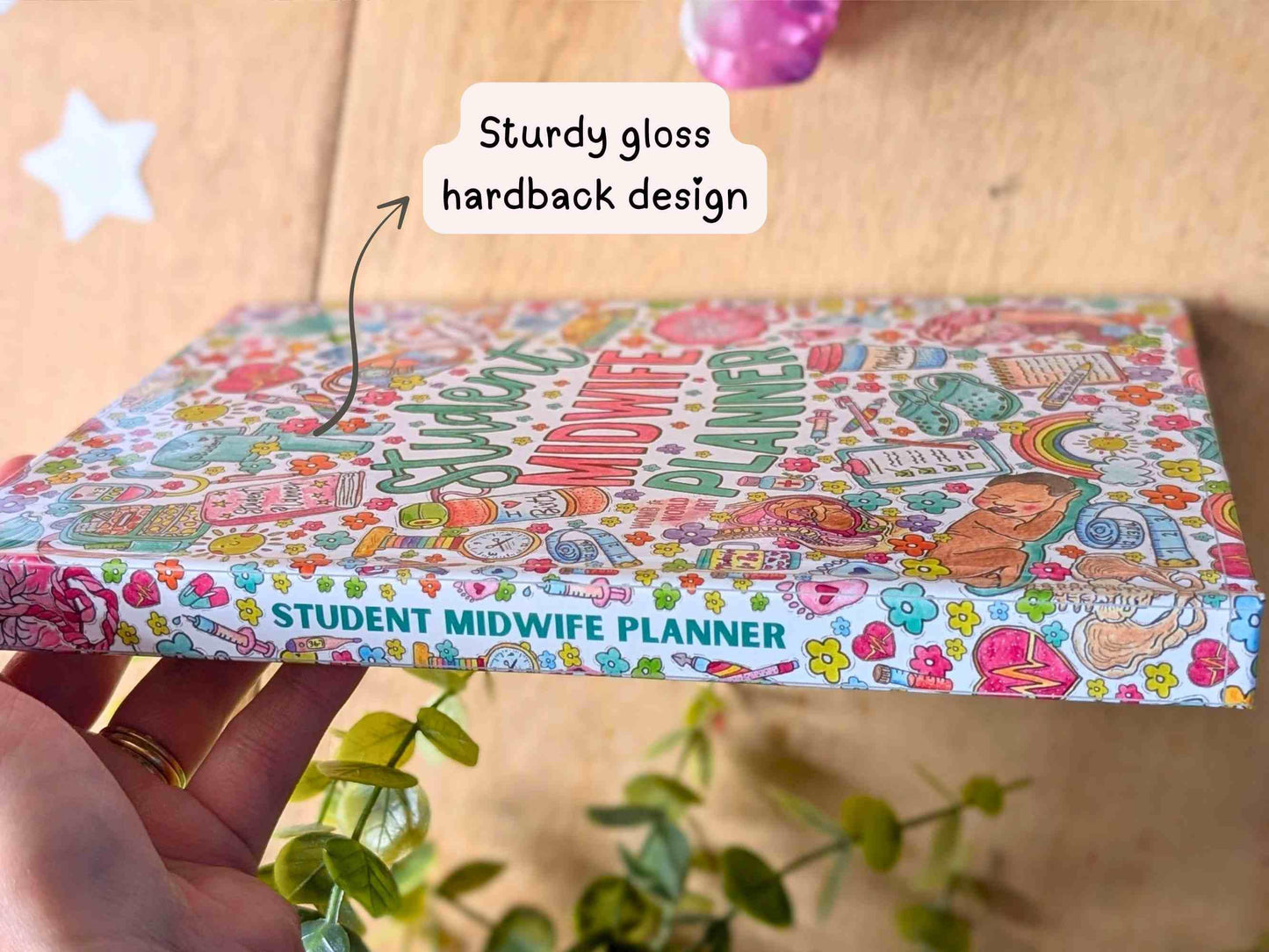 Student Midwife Hardback Planner Undated A5 Notebook