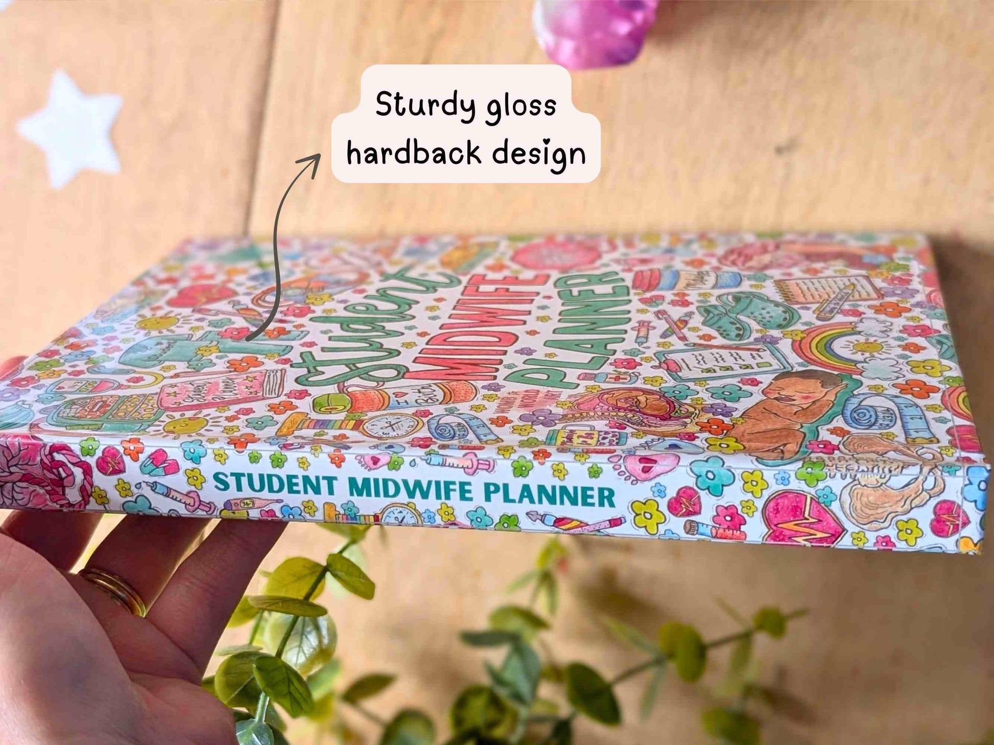 Student Midwife Hardback Planner Undated A5 Notebook