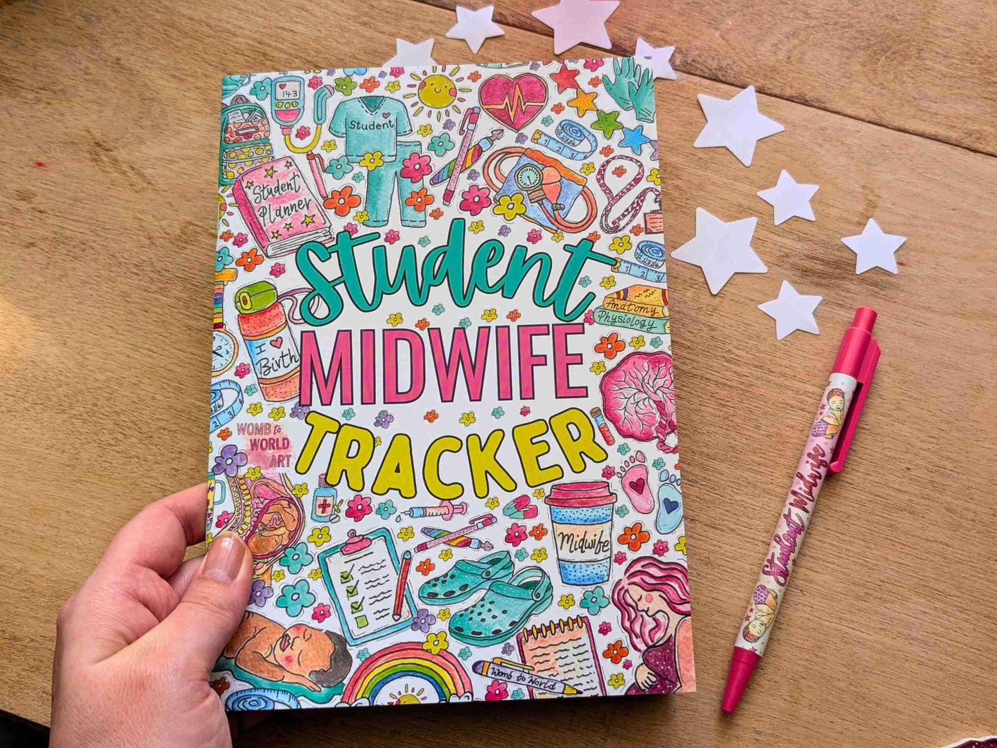 Student Midwife Tracker A5 Booklet: Antenatal, Postnatal, Neonatal, NIPE, Births, Infant Feeding Trackers