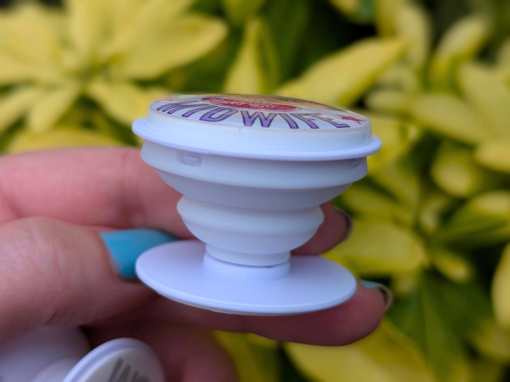 Student Midwife Pop Socket-Style Phone Grip | Resin Eco-Acrylic Phone Holder | Mobile Phone Stand