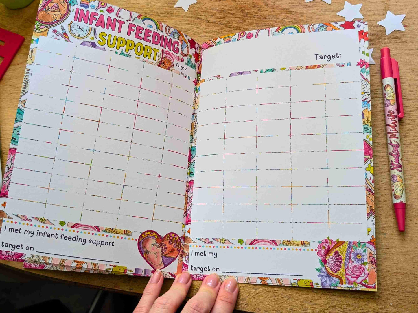 Student Midwife Tracker A5 Booklet: Antenatal, Postnatal, Neonatal, NIPE, Births, Infant Feeding Trackers