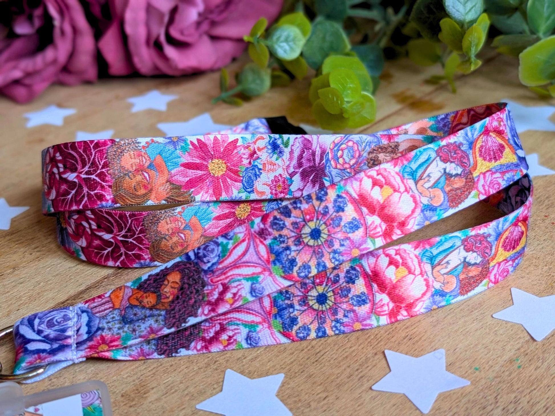 Women's Health Lanyard: Motherhood Art ID Holder for Birthworkers, Doulas, OBGYN, IBCLC and Breastfeeding Supporters