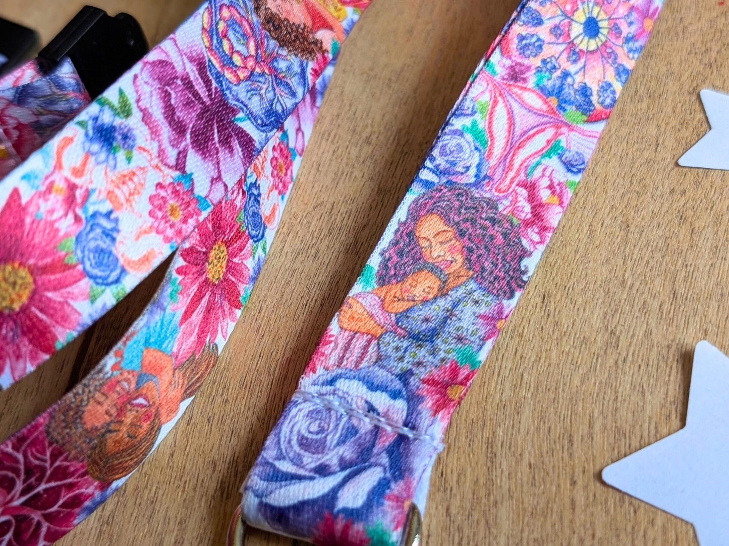 Women's Health Lanyard: Motherhood Art ID Holder for Birthworkers, Doulas, OBGYN, IBCLC and Breastfeeding Supporters