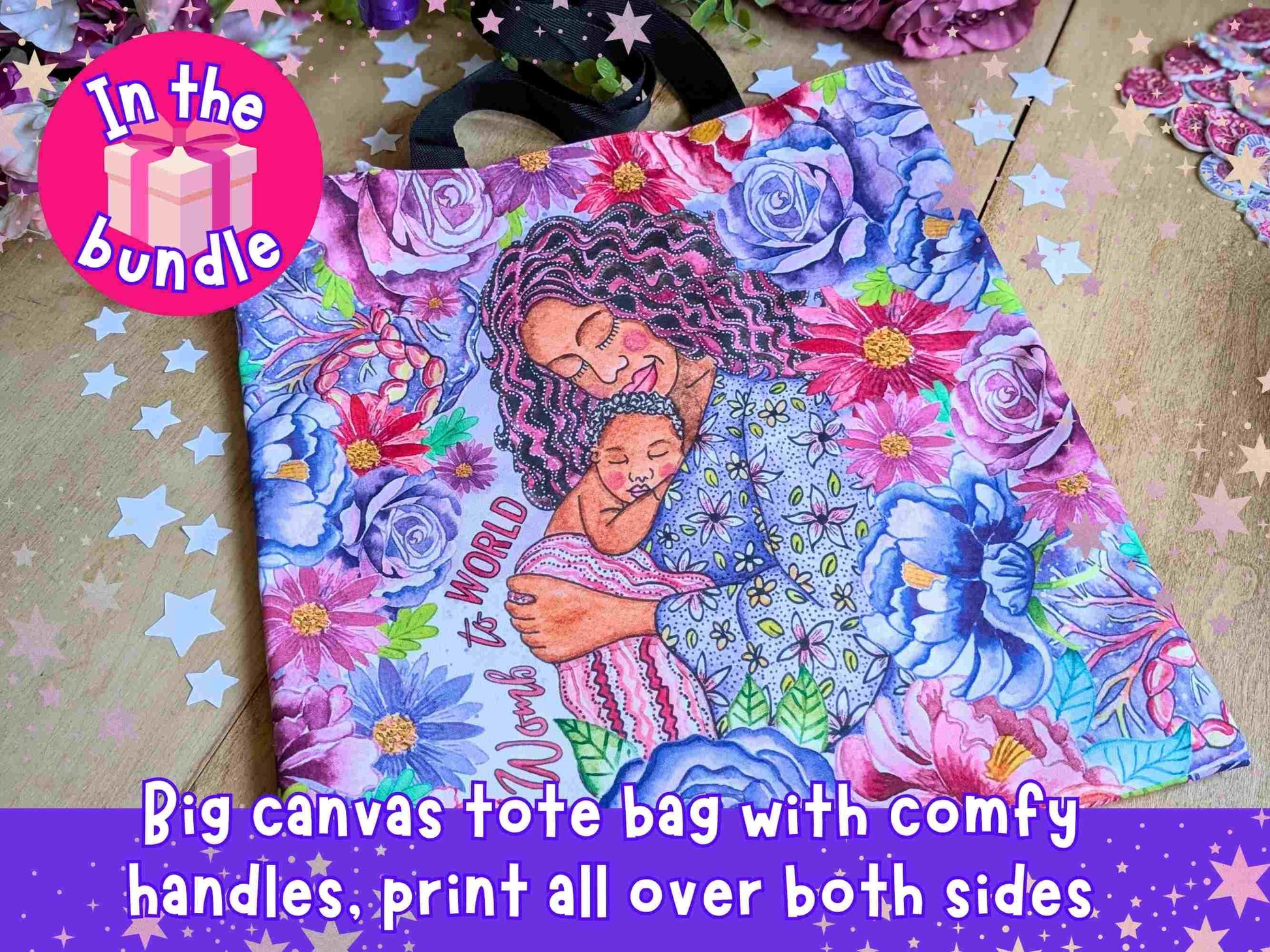 Doula Christmas Gift Bundle: 2026 Diary, Calendar, Lanyard, Tote Bag, Pen and Gift Wrap - Gifts for Birthworker, Midwife & Breastfeeding