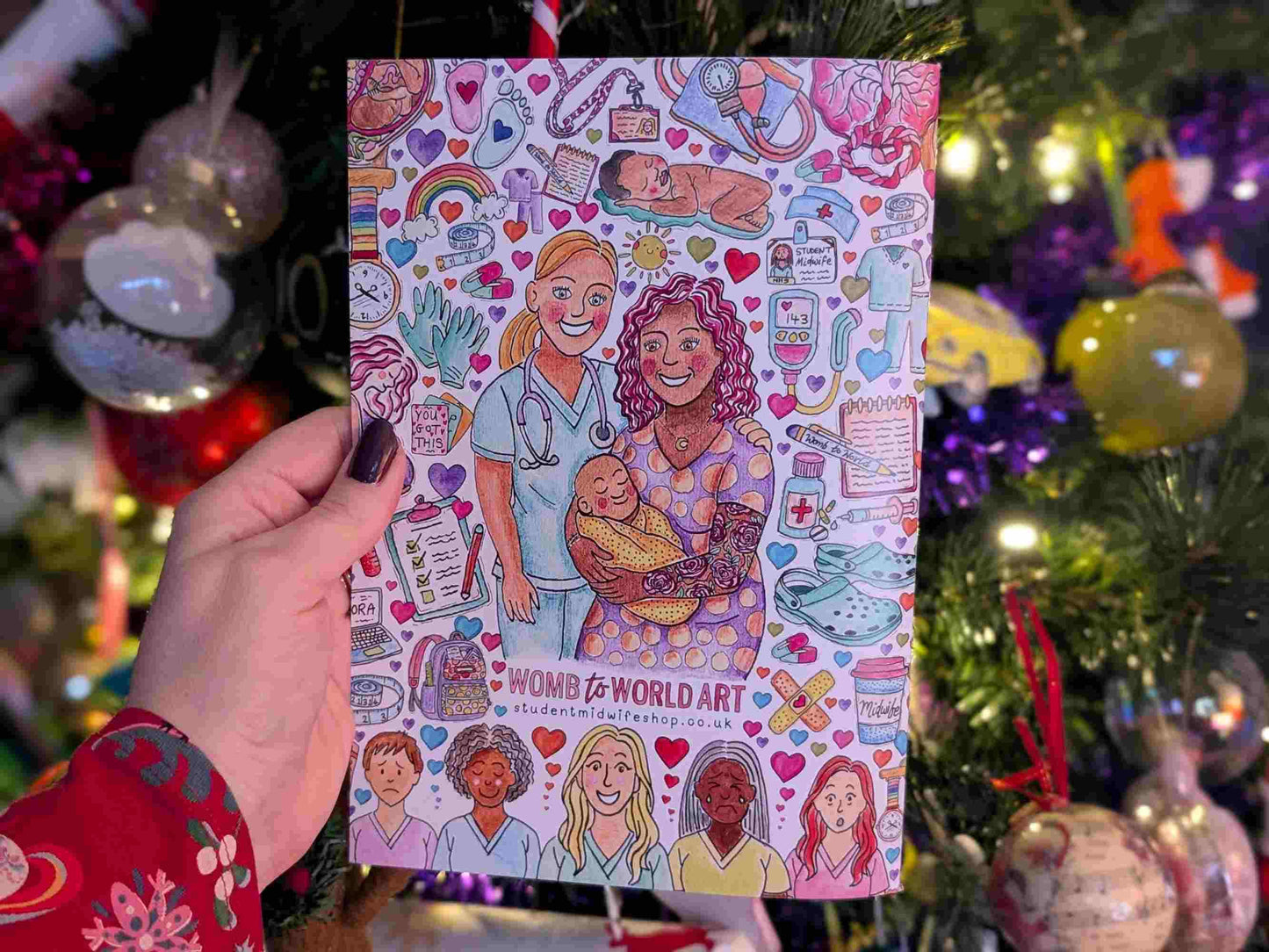 Student Midwife Colouring Book A5: Midwife Milestones Colouring Gift