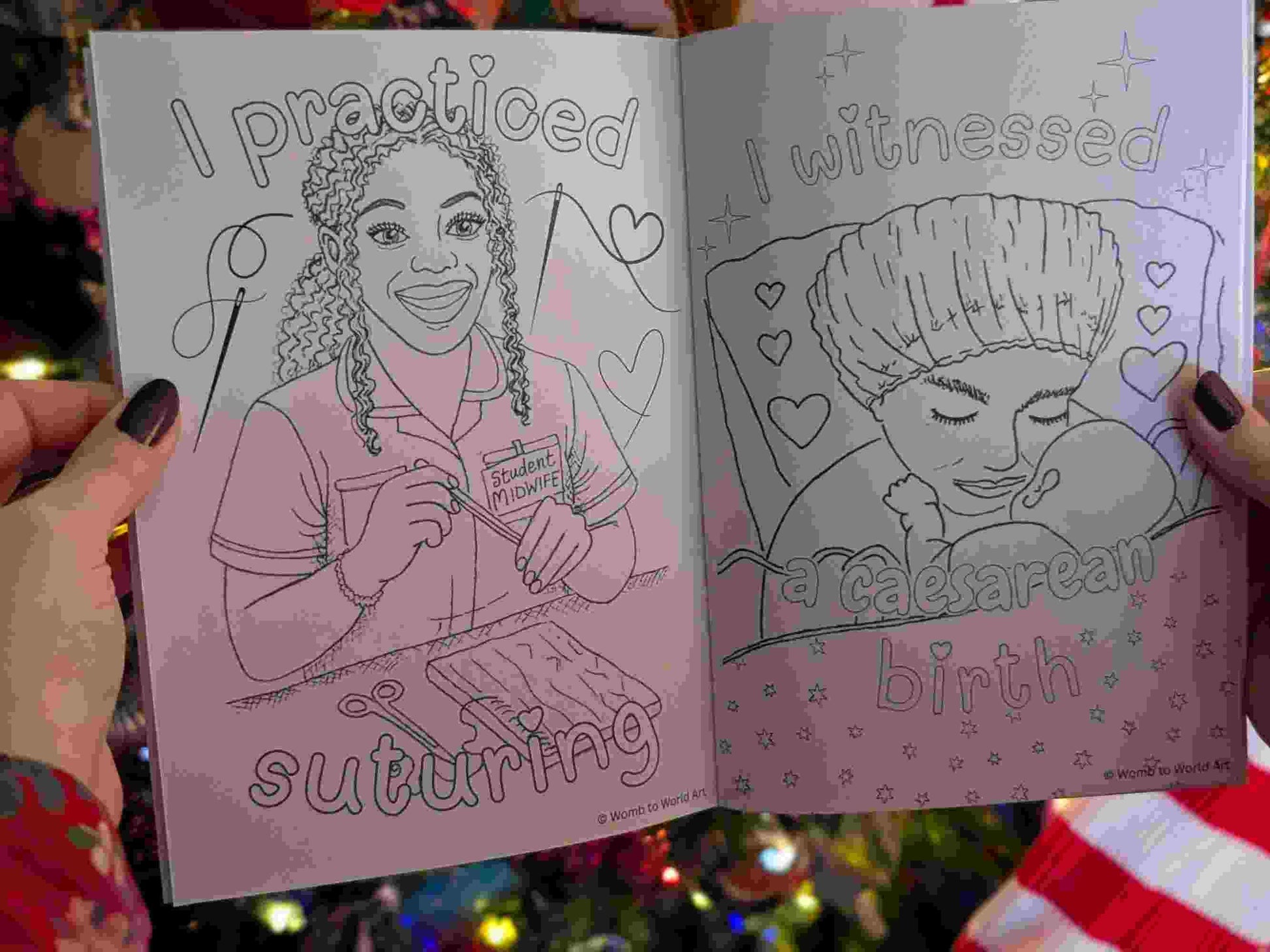 Student Midwife Colouring Book A5: Midwife Milestones Colouring Gift