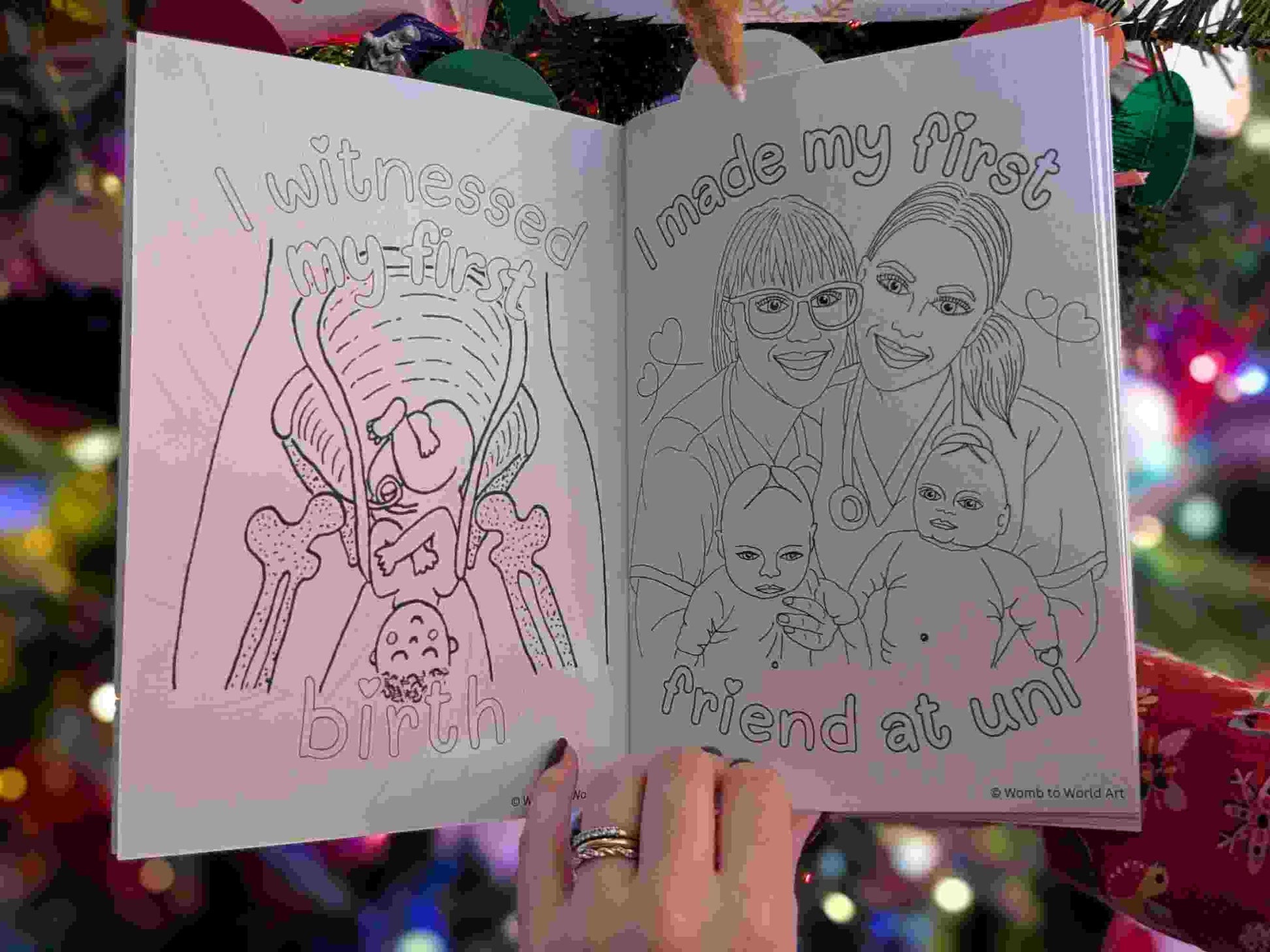 Student Midwife Colouring Book A5: Midwife Milestones Colouring Gift