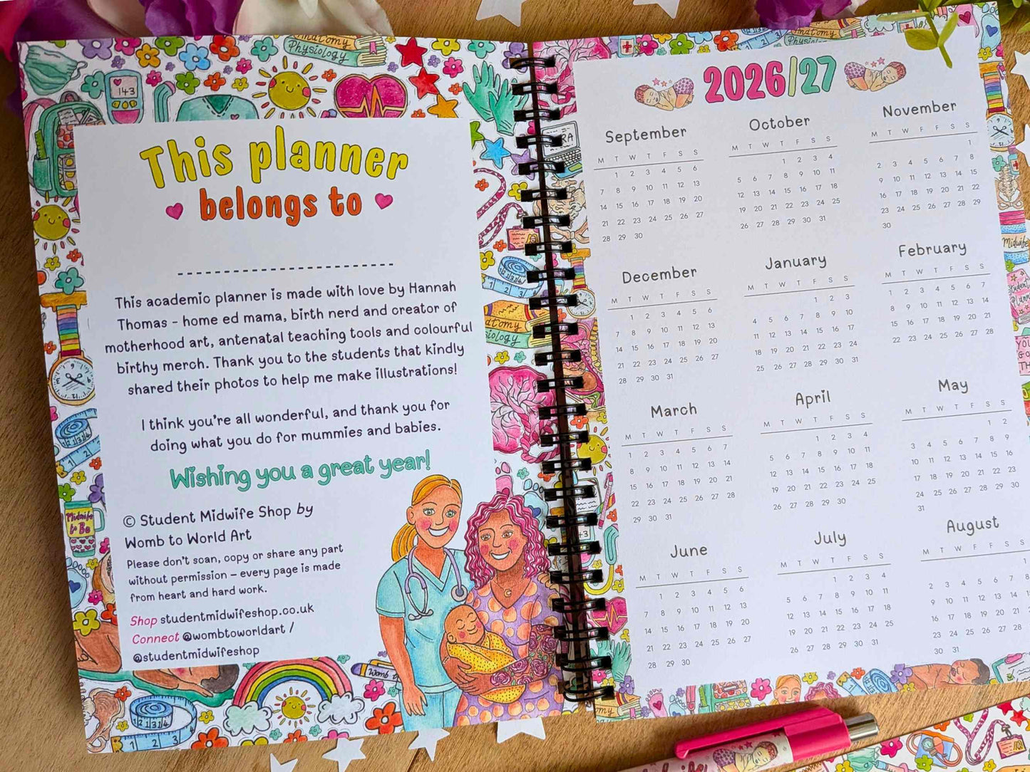 Pre-order: Student Midwife Planner September 2026