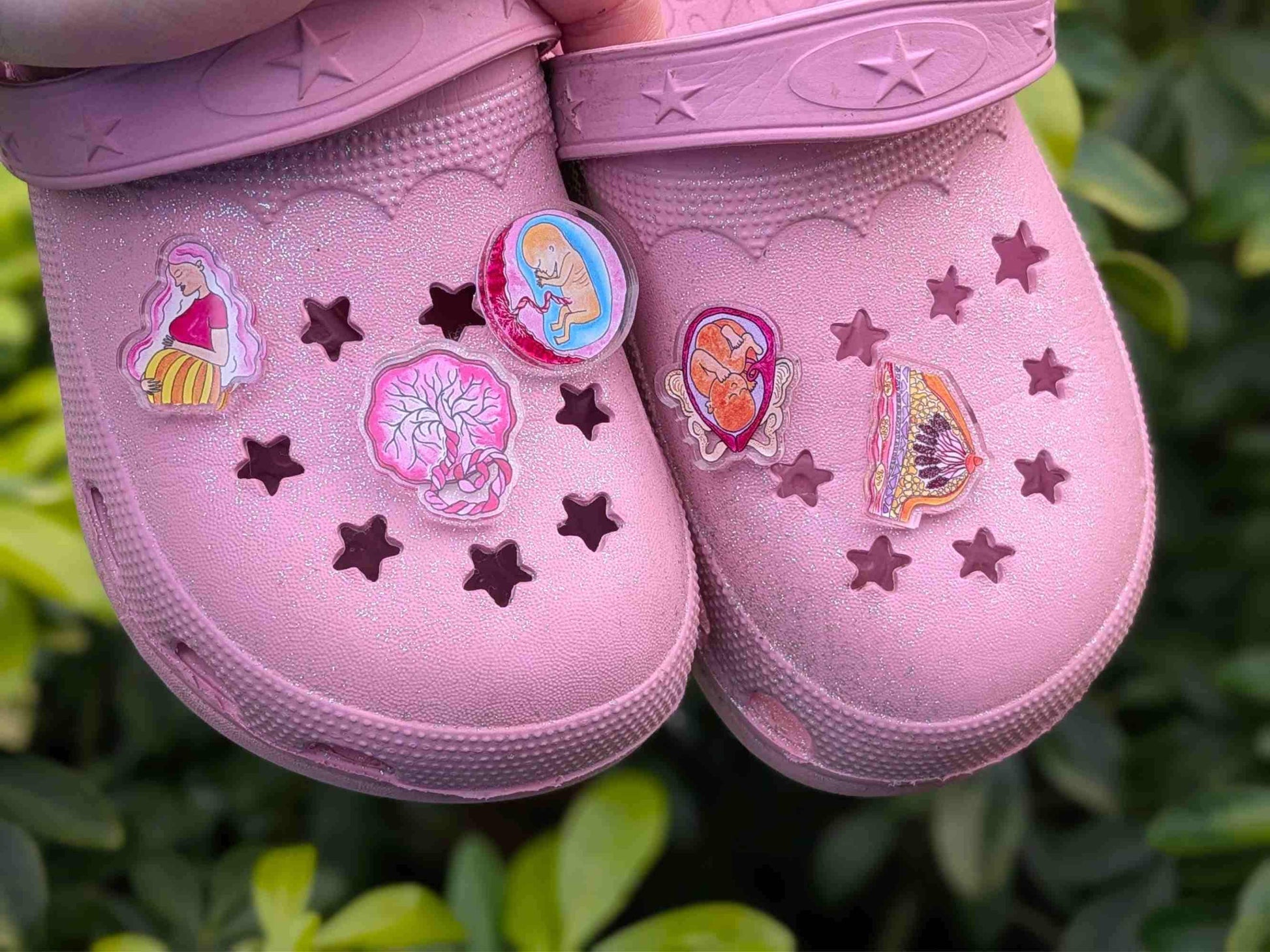 Midwife Shoe Charms for Clogs