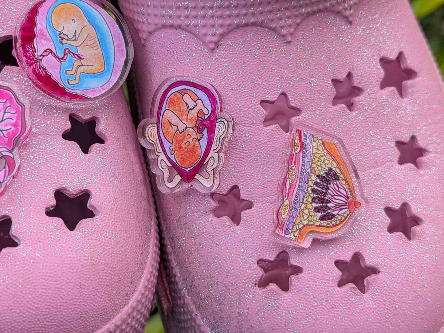 Midwife Shoe Charms for Clogs