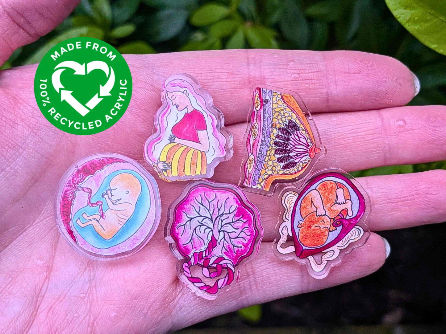 Midwife Shoe Charms for Clogs