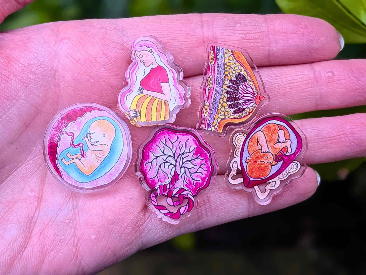 Midwife Shoe Charms for Clogs
