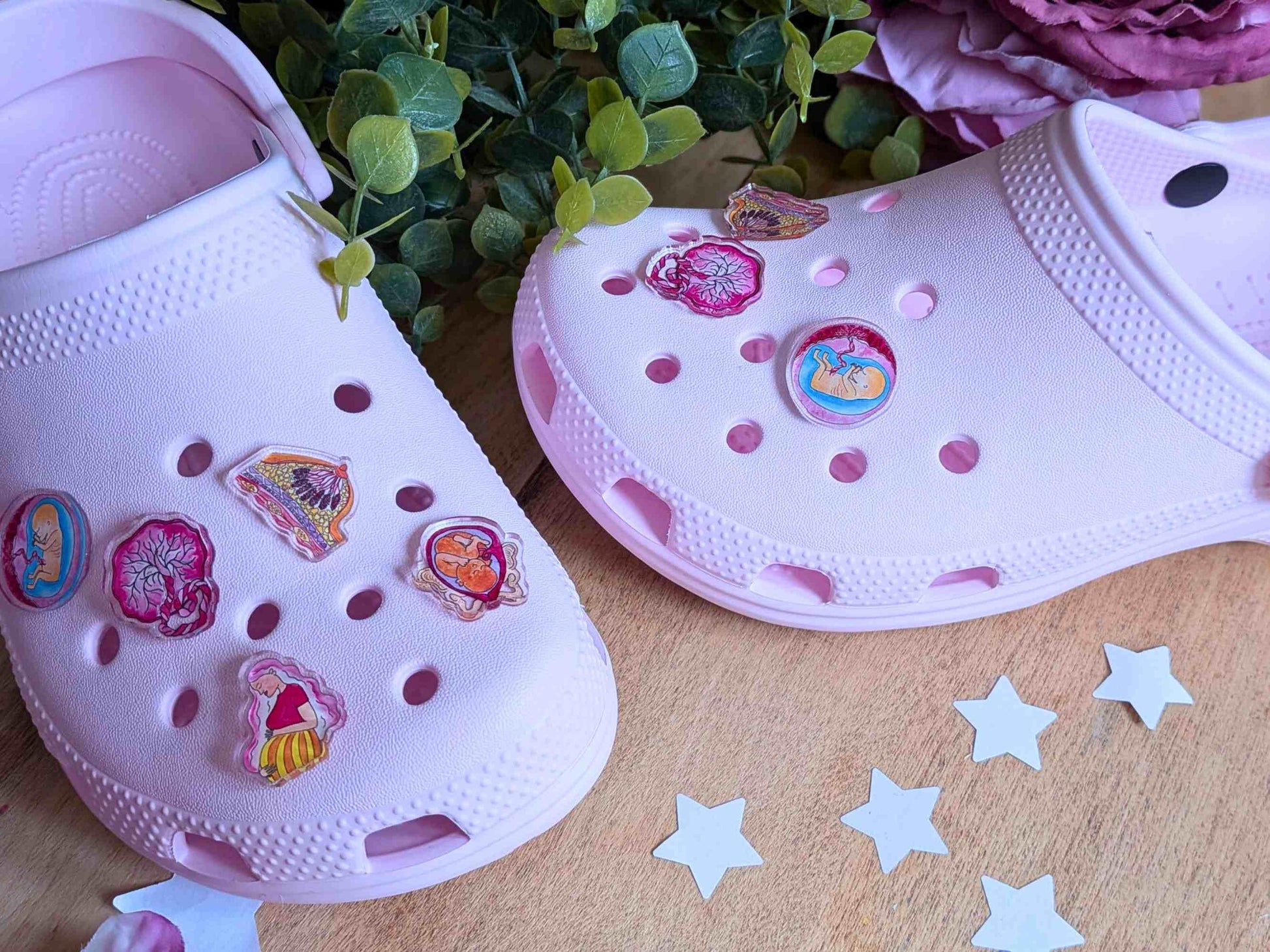 Midwife Shoe Charms for Clogs