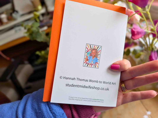 Student Midwife Card | A6 Card for Student Midwives - You Did It Midwifery Gift