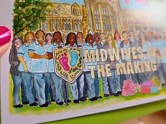 Student Midwife Cohort Card | A6 Card for Student Midwives - You Did It Midwifery Cohort Cards Gift
