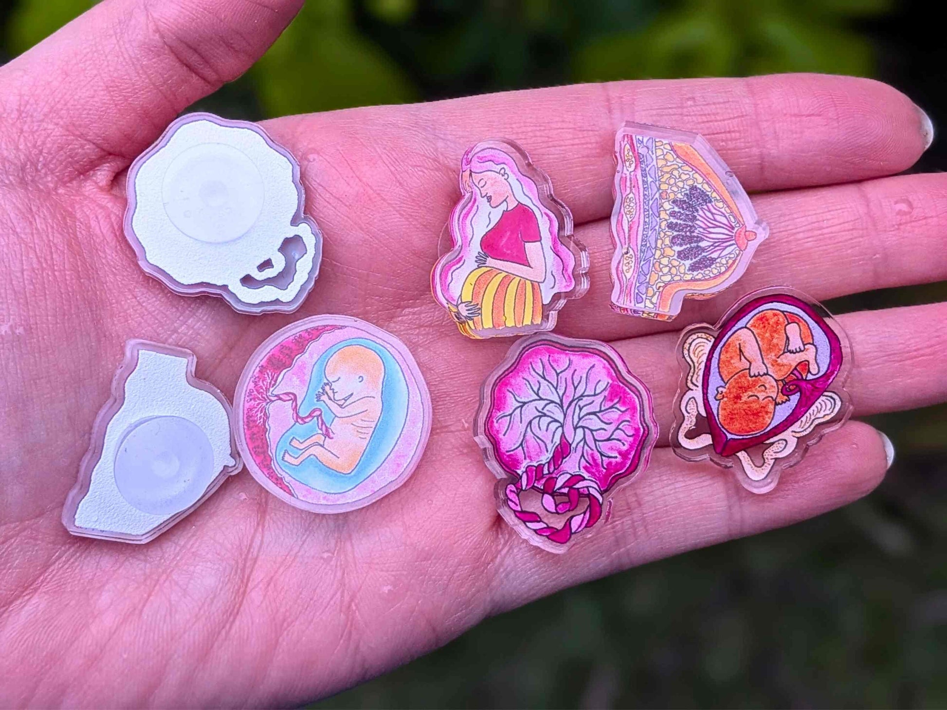Midwife Shoe Charms for Clogs