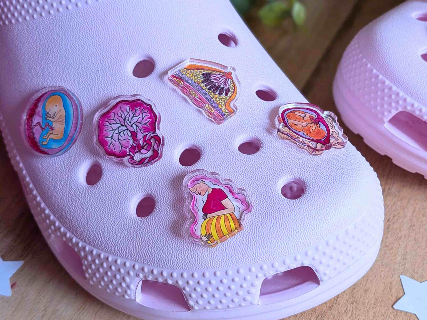 Midwife Shoe Charms for Clogs