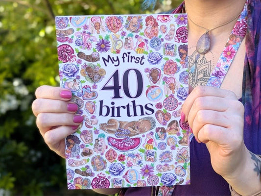 Student Midwife First 40 Births Log Book: Midwifery Diary Birth Register - Births Counter Record Book - Gift for Student Midwives