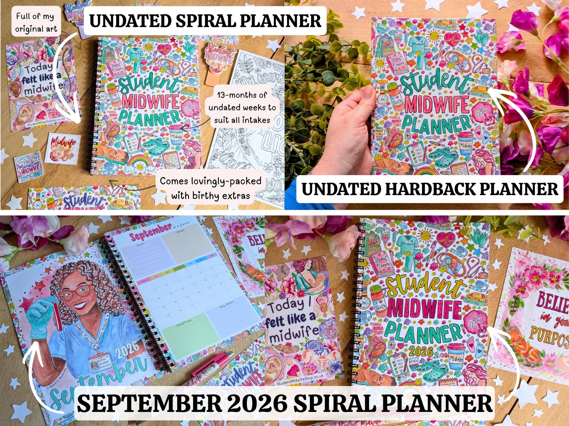 Student Midwife Planner Undated