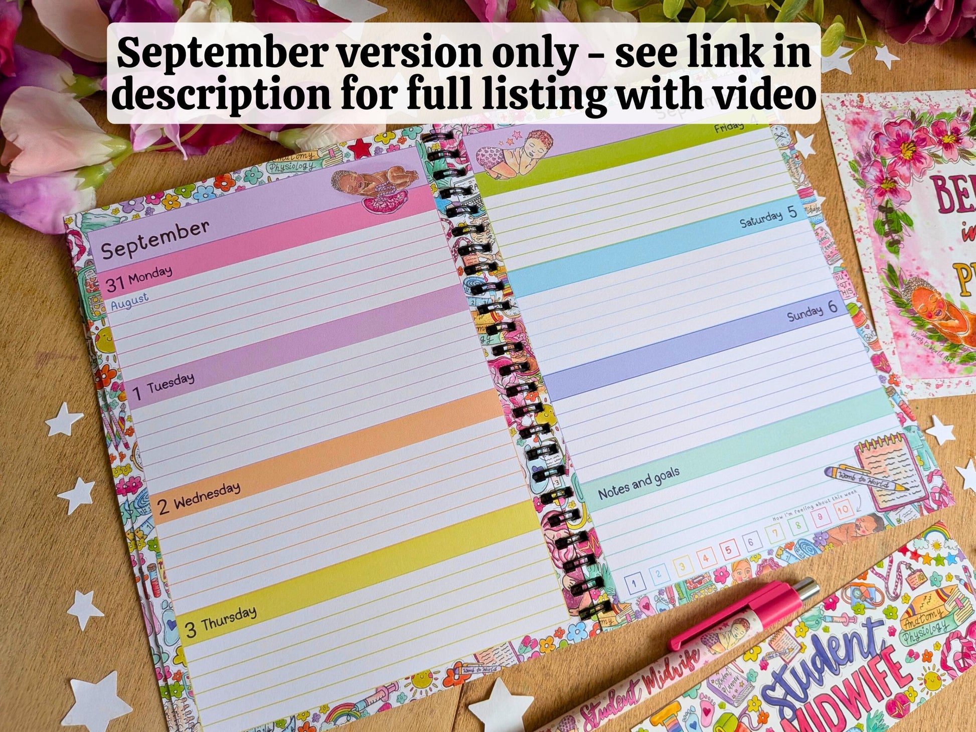 Student Midwife Planner Undated