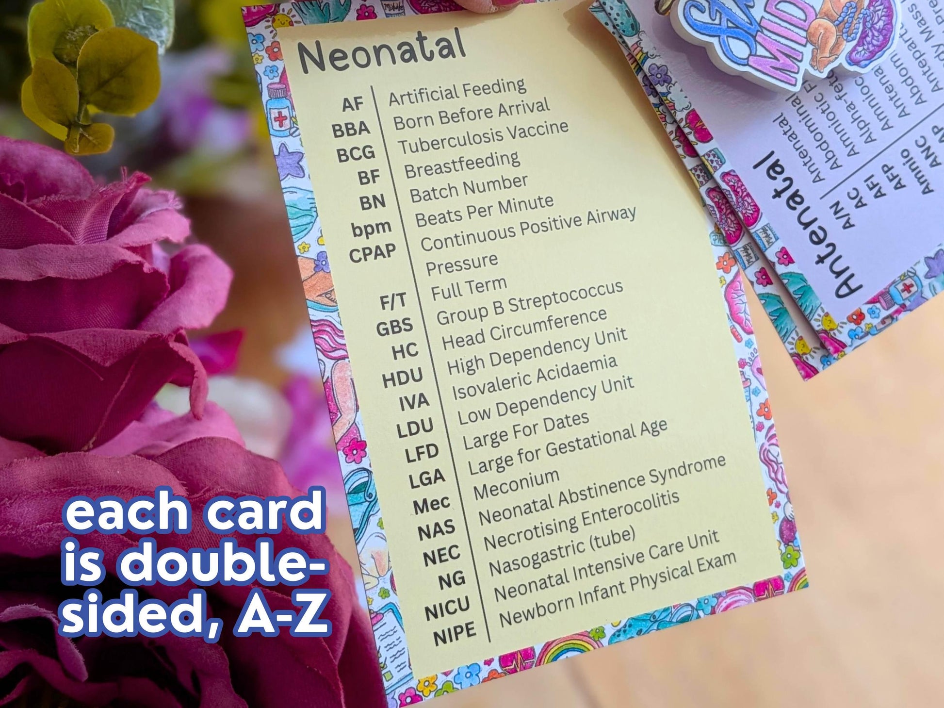 Student Midwife Abbreviations: Pocket Reference Cards - Midwifery Starter Essentials, Maternity Notes Abbreviations