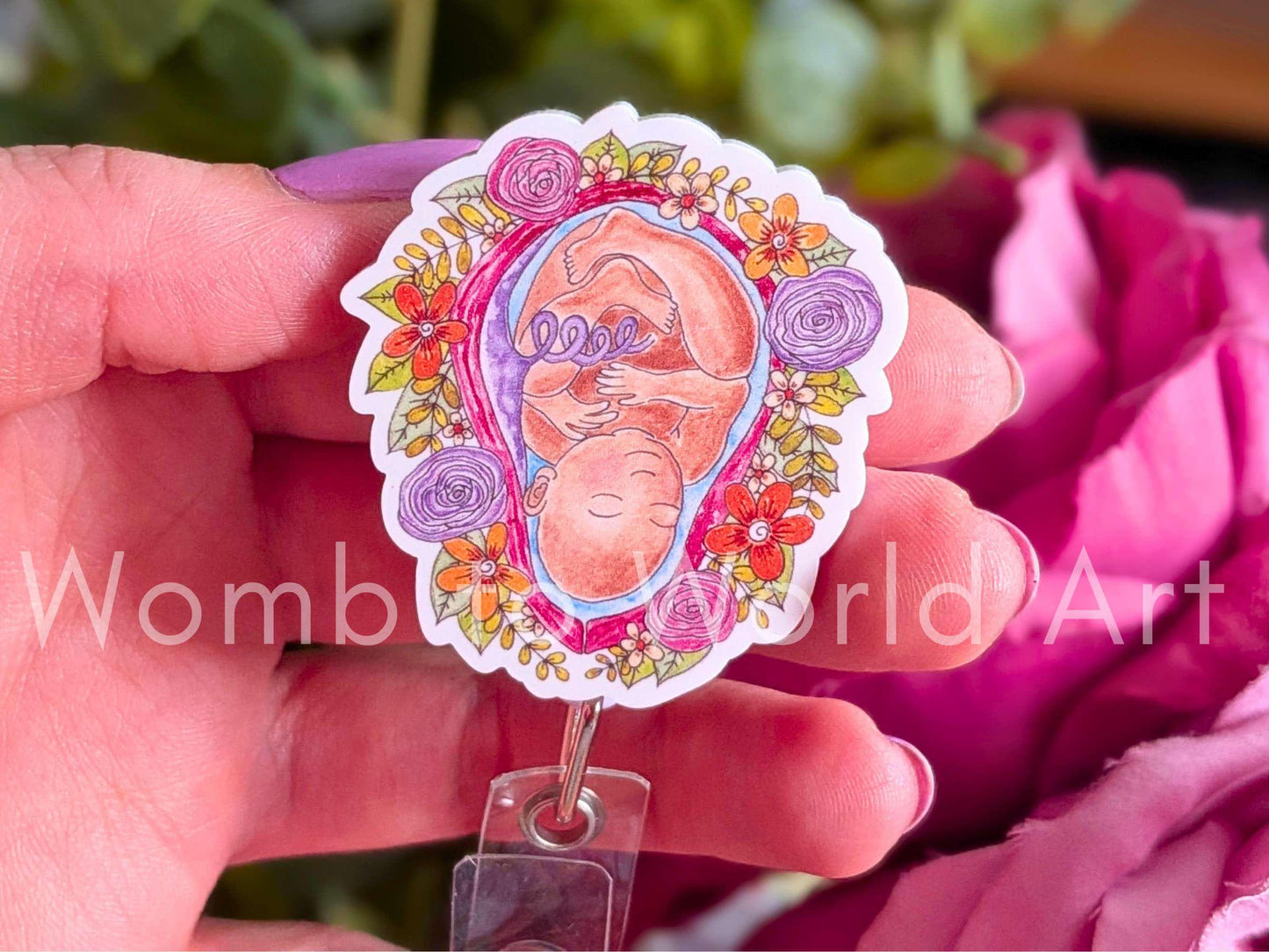 Midwife Badge Reel