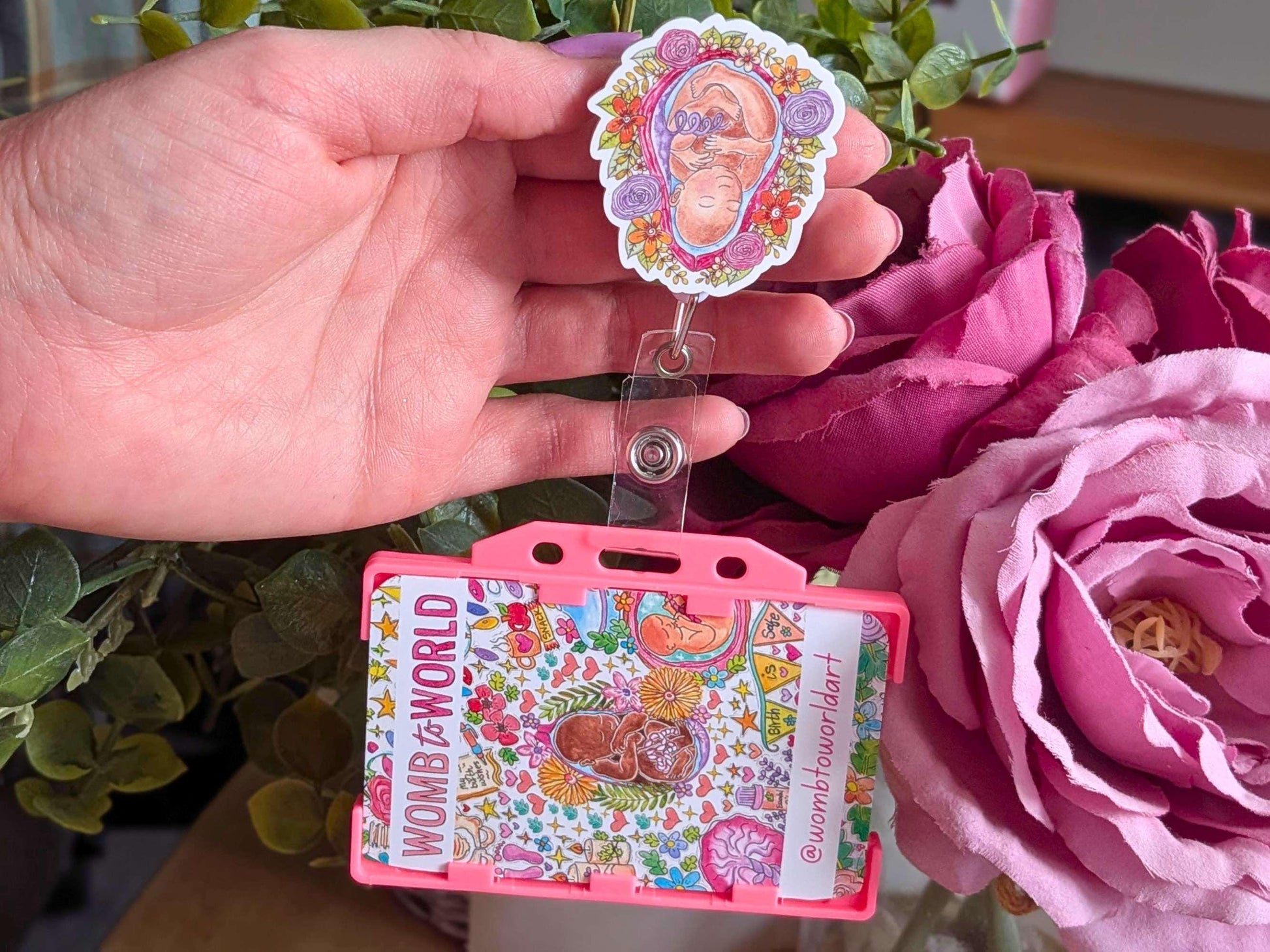 Midwife Badge Reel