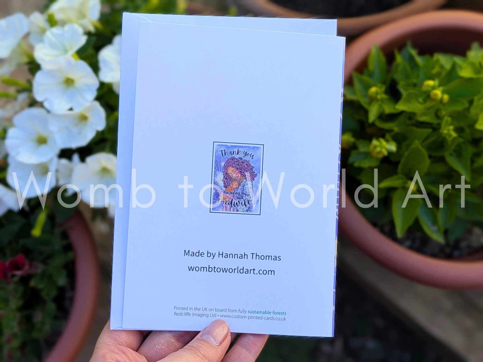 Midwife Thank You Gift Set | Birth Art Journal, Card, Placenta Pen & Prints