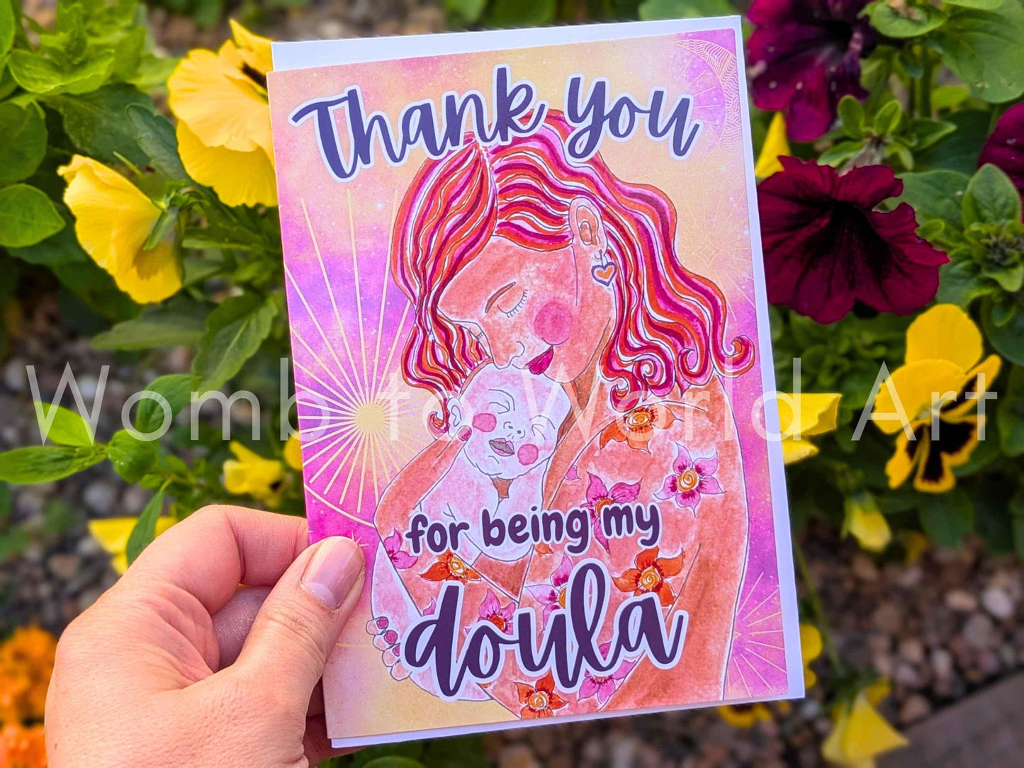 Doula Thank You Card | Thank you Cards for my Doula
