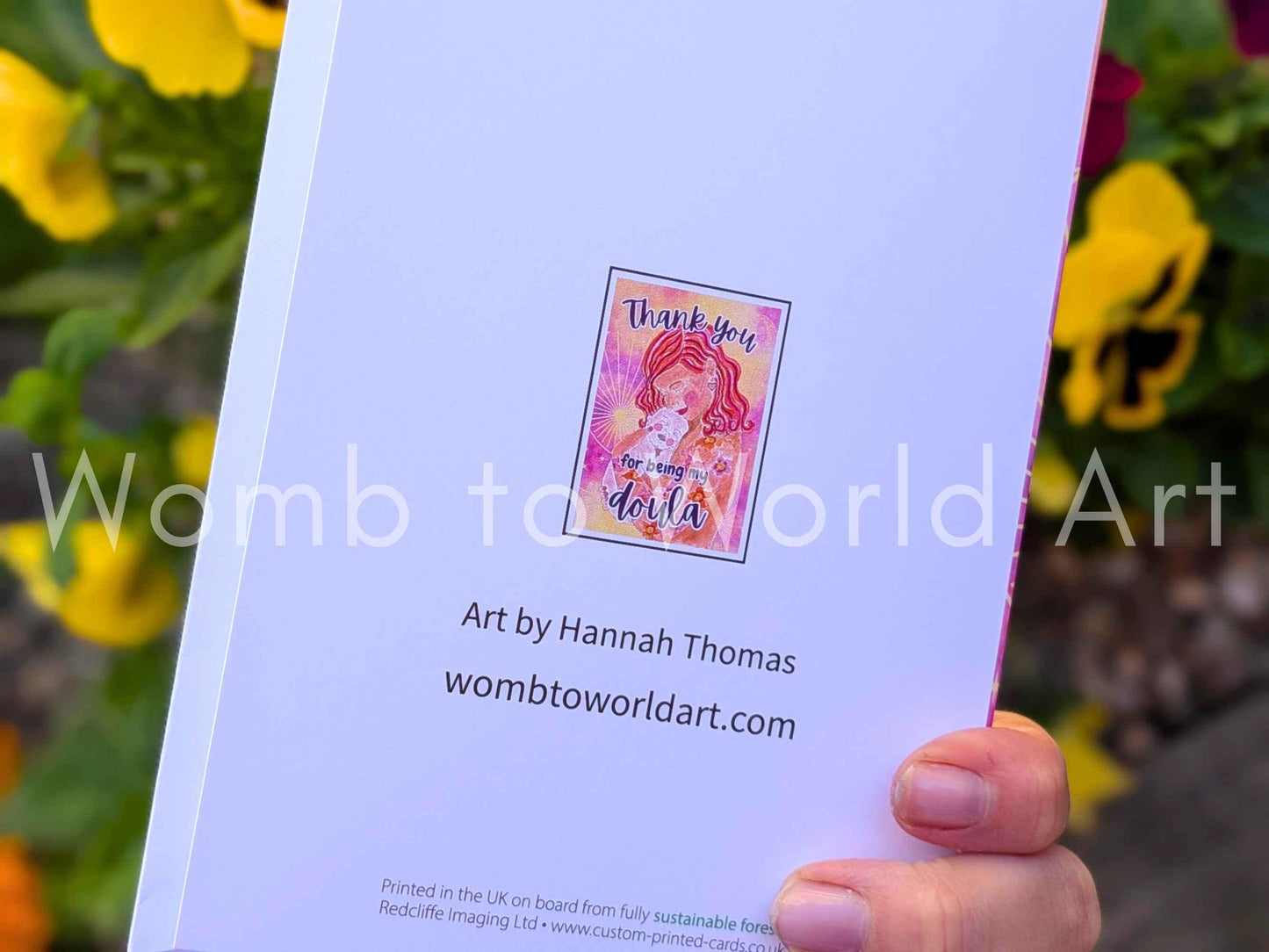 Doula Thank You Card | Thank you Cards for my Doula