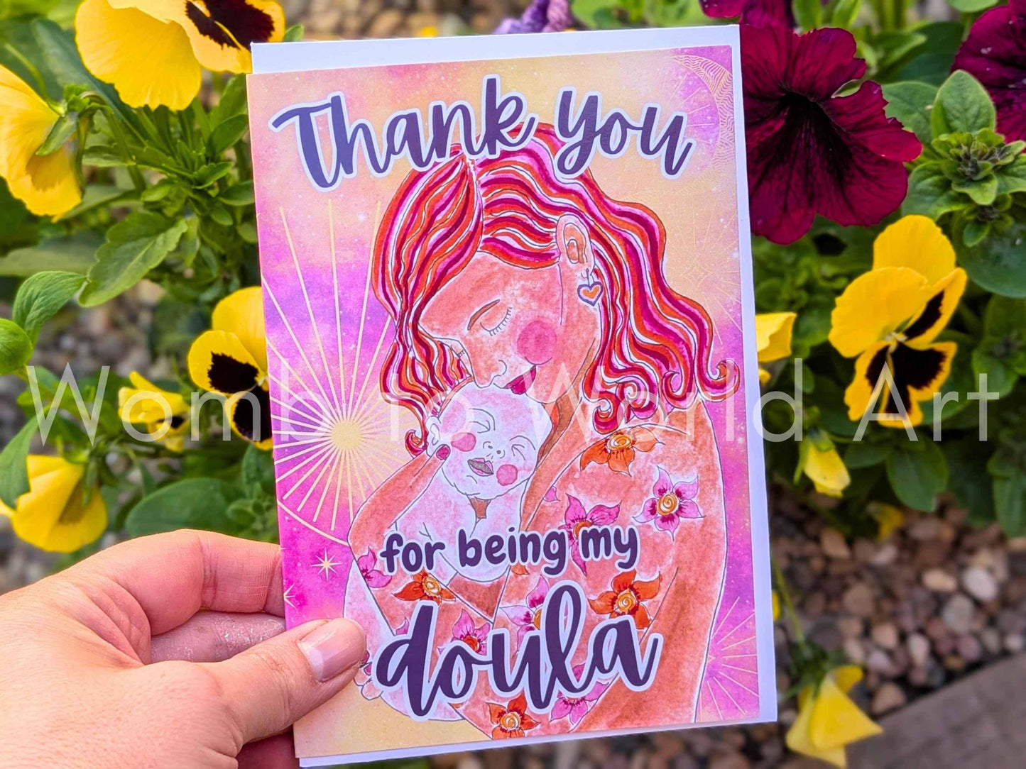 Doula Thank You Card | Thank you Cards for my Doula