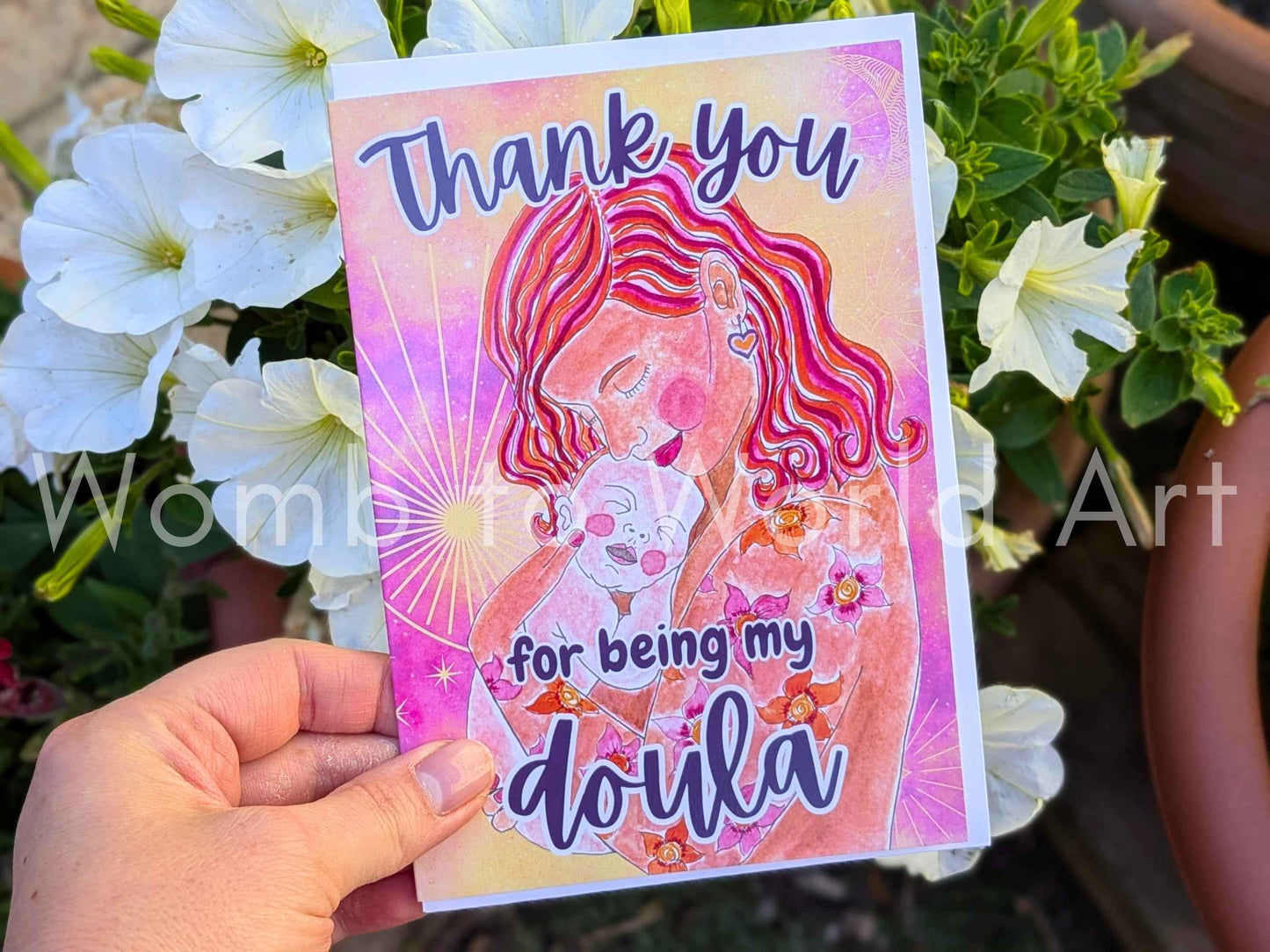 Doula Thank You Card | Thank you Cards for my Doula