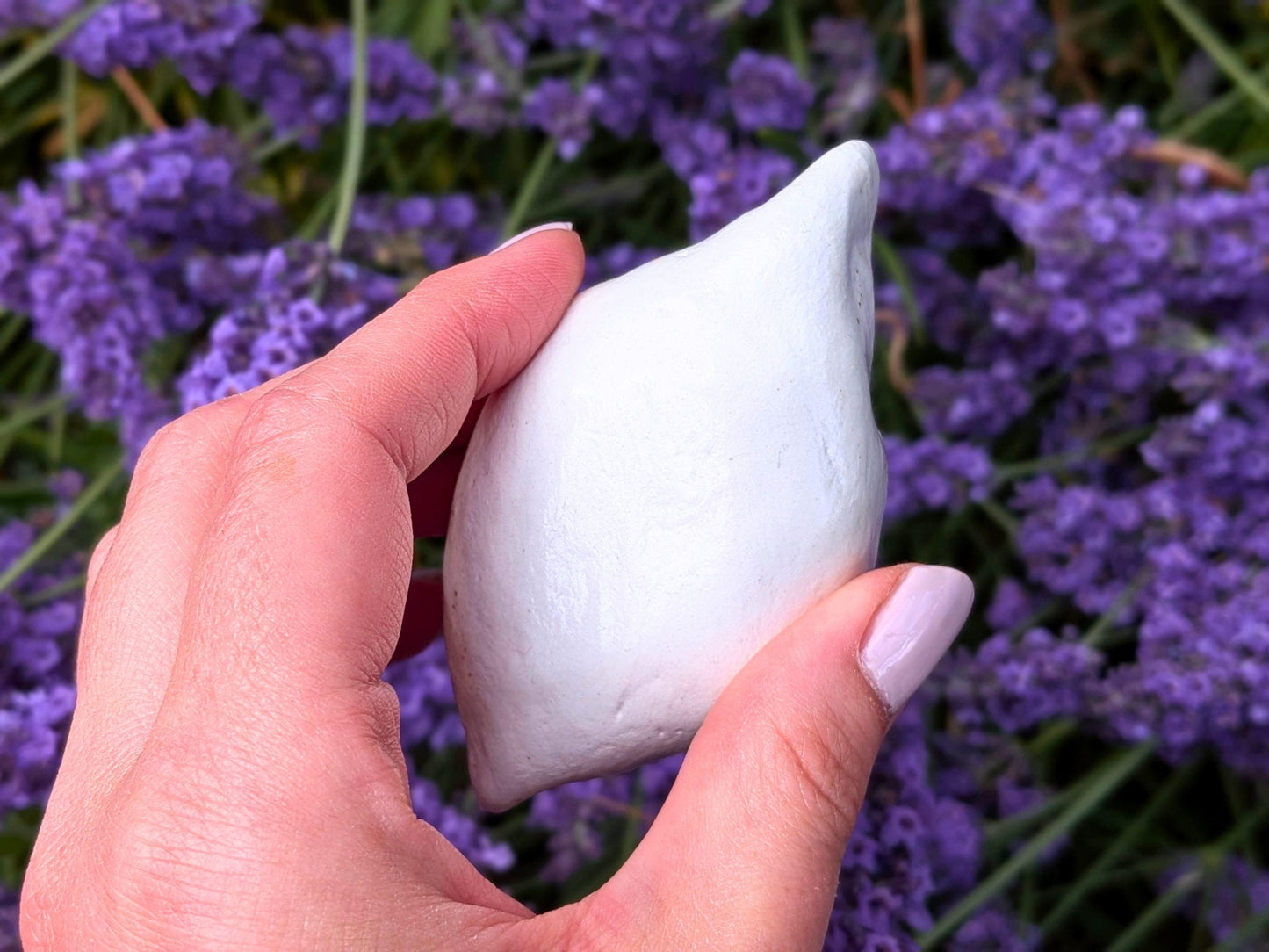 Sacred Palm Goddess "Rosie" Clay Sculpture | Meditation Tool | Yoni Art, Mother Earth, Vulva Art
