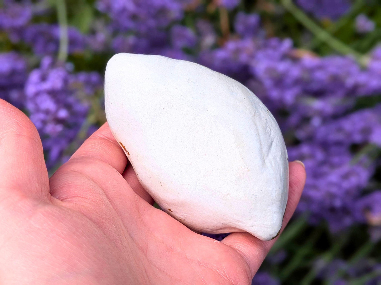 Sacred Palm Goddess "Mira" Clay Sculpture | Meditation Tool | Yoni Art, Mother Earth, Vulva Art