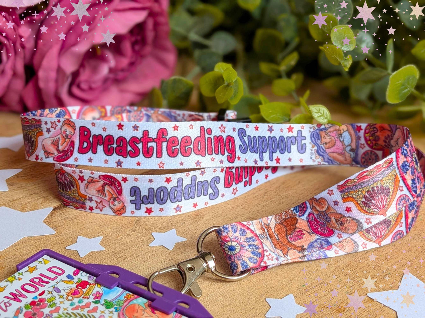 Breastfeeding Support Lanyard: ID Card Holder, Infant Feeding Gifts