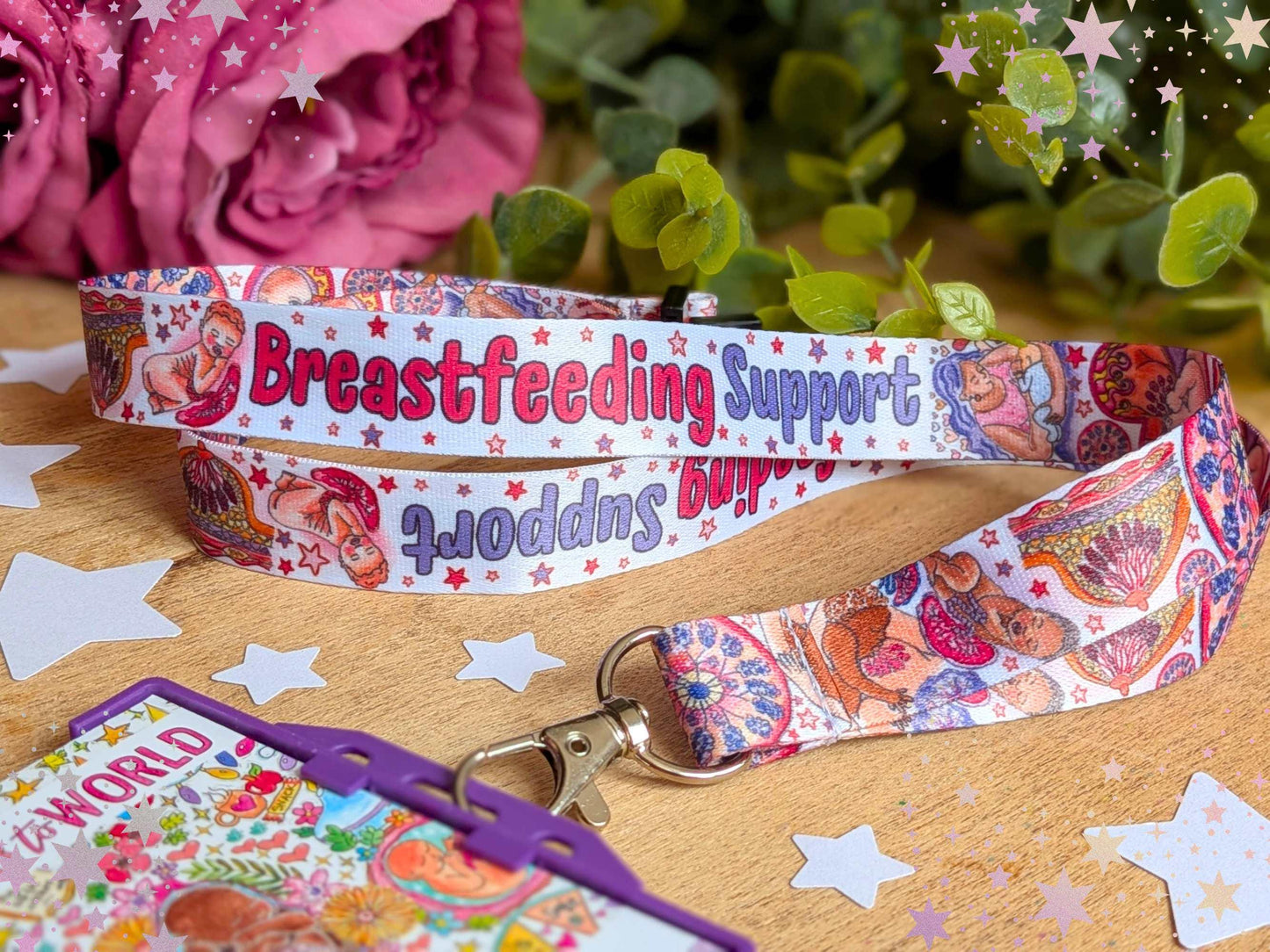 Breastfeeding Support Lanyard: ID Card Holder, Infant Feeding Gifts