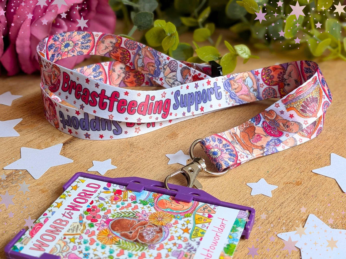 Breastfeeding Support Lanyard: ID Card Holder, Infant Feeding Gifts