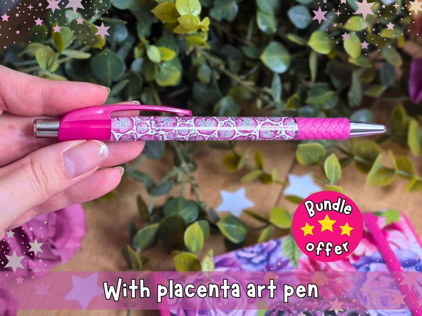 Midwife Thank You Gift Set | Birth Art Lanyard, Card, Placenta Pen & Prints