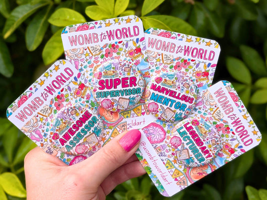 Student Midwife Mentor Thank You Badges