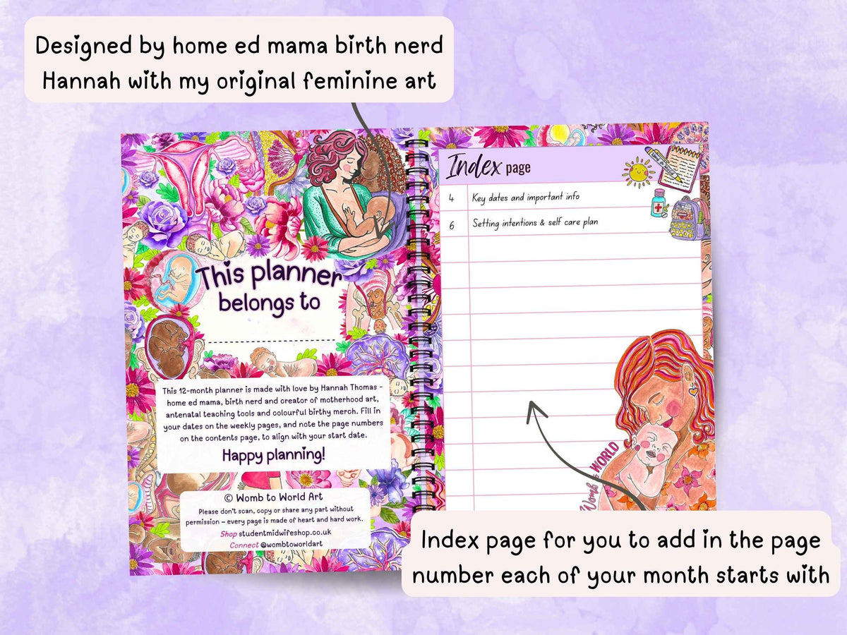 Womb to World Birthworker Planner