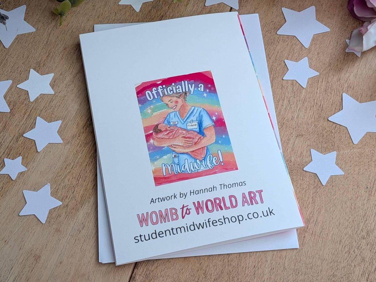 Midwife Congratulations Card | Student Midwife Graduation Gift